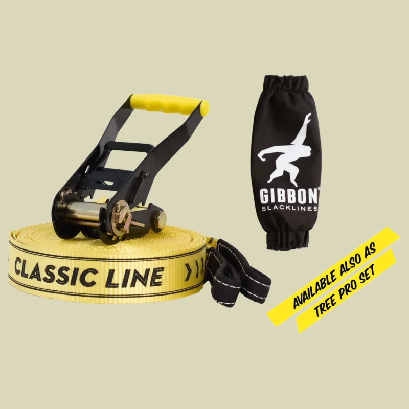 GibbonClassic Line X13 12,5 m Slackline 2,5 m Ratschenband Top-Seller