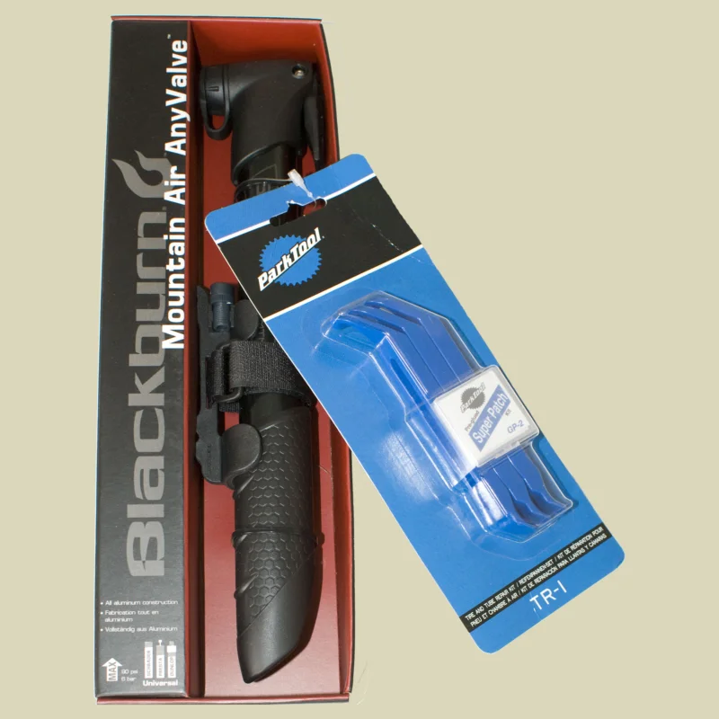 BlackburnPannenset Minipumpe Air AnyValve & Parktool Reifenheber mit Flicken Günstig