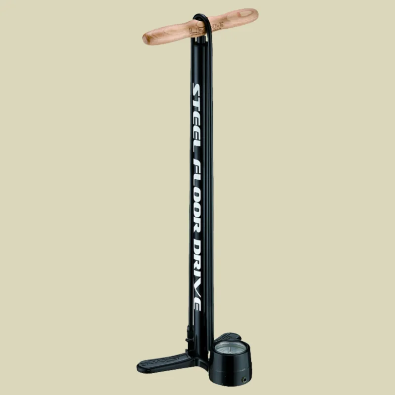 LezyneStandluftpumpe Steel Drive Größe: 63,5 cm Farbe schwarz-glänzend Knallerangebot