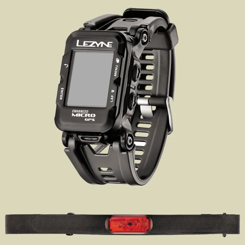 LezyneMicro GPS Watch mit Herzfrequenzmesser Fahrrad GPS Computer Farbe schwarz Sofort Bestellen