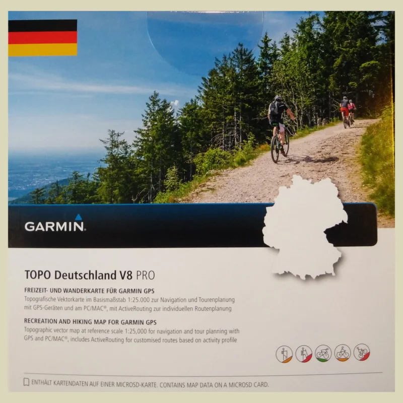 Begrenztes Angebot GarminTopo Deutschland V8 Pro MicroSD
