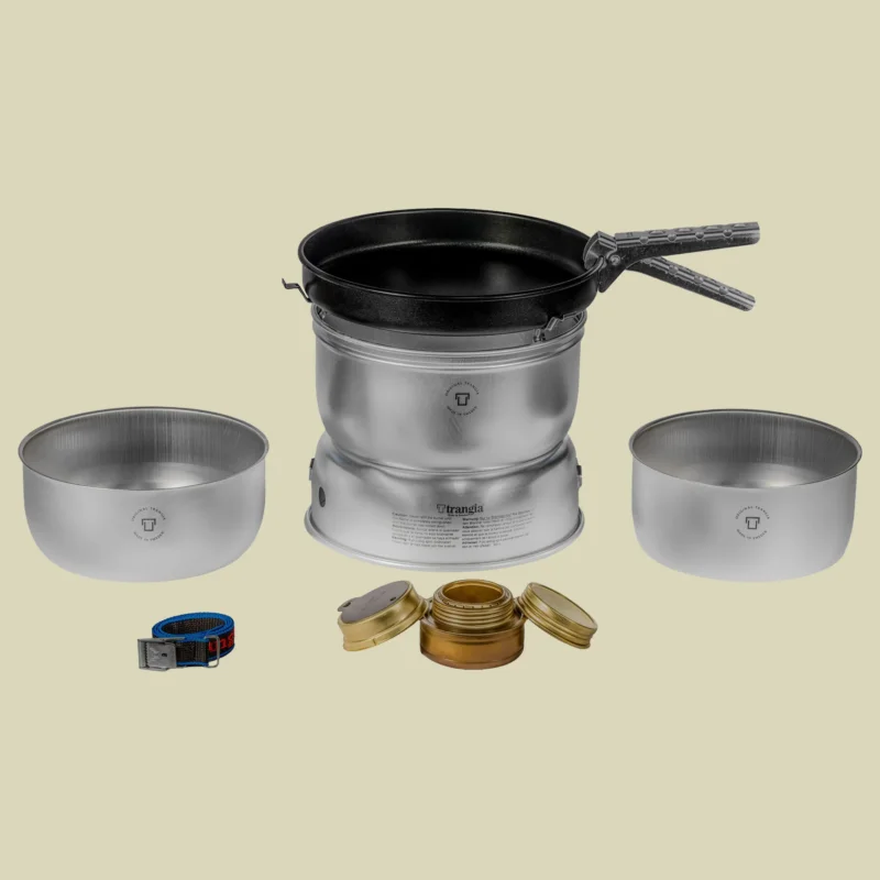 Mega-Angebot TrangiaTrangia Sturmkocher groß Duossal 25-23 UL/D (120253) mit Non-Stick Pfanne, ohne Wasserkessel