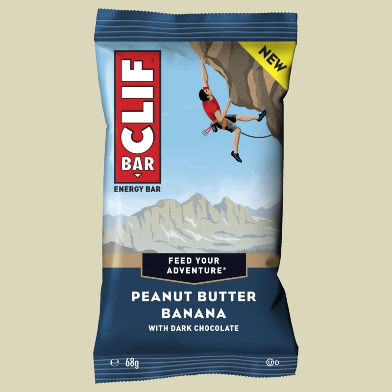 Schnäppchen Clif BarPeanut Butter Banana with dark chocolate 68g Energieriegel Banane-Dunkle Schokolade