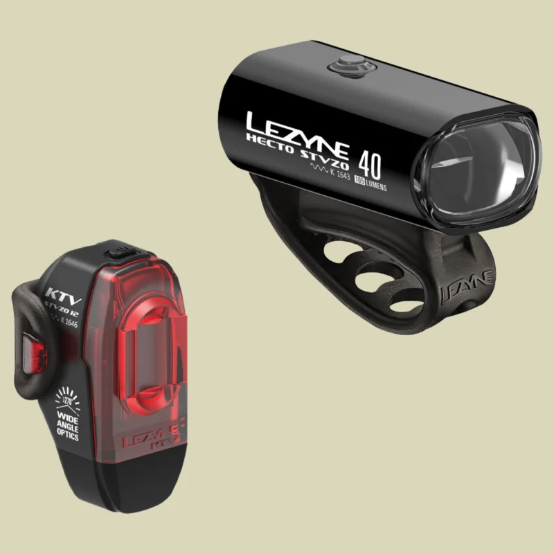 Knallerangebot LezyneBeleuchtungsset Hecto Drive 40 + KTV Drive STVZO