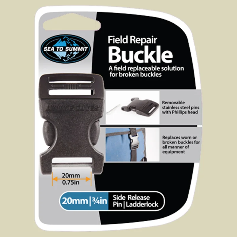 Echt Sea to SummitField Repair Buckle Side Release 20 mm (1Pin) für Gurtbänder bis 20 mm