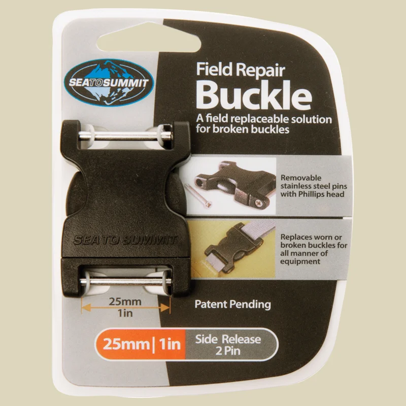 Aktuell Sea to SummitField Repair Buckle Side Release 25 mm (2 Pin) für Gurtbänder bis 25 mm