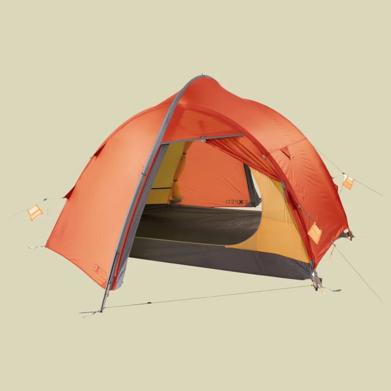 Neu ExpedOrion II Extreme 2-Personen-Trekkingzelt Farbe terracotta