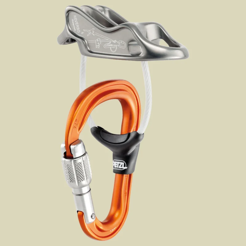 PetzlUnireverso Reverso 4 und Attache grau, orange Sale