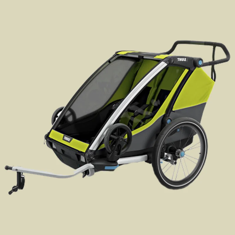ThuleChariot Cab 2 mit StVZO-Beleuchtung Farbe chartreuse Sonderaktion