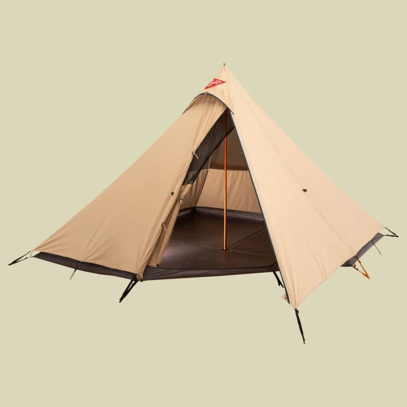 Top-Seller SpatzTent Wigwam 4 BTC 3-4 Personenzelt Farbe brown sand