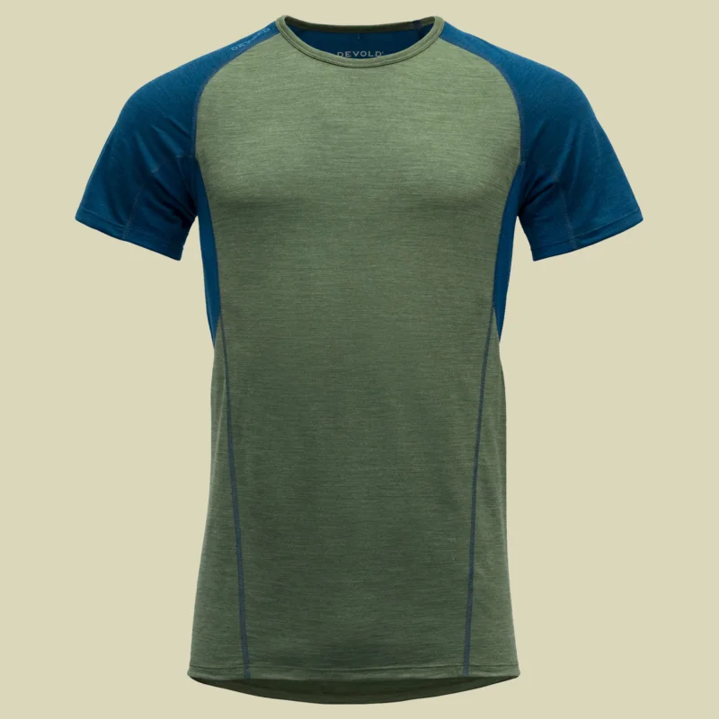 DevoldRunning Merino 130 T-Shirt Men Größe S Farbe forest Nur Für Kurze Zeit