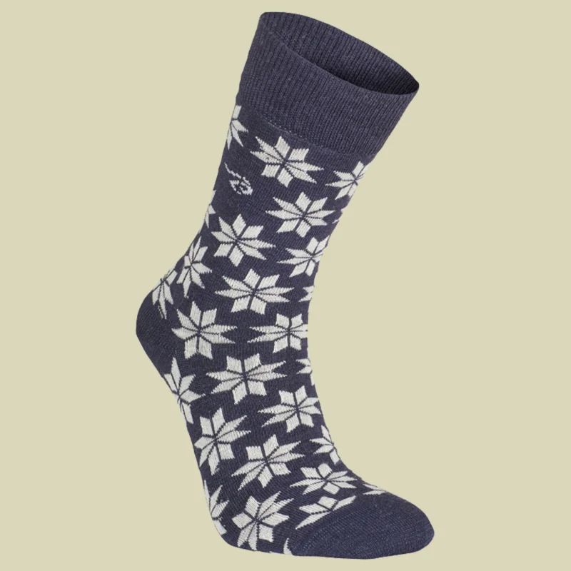 IvanhoeWool Sock Snowflake Unisex Größe 35-38 Farbe light navy Finale Aktion
