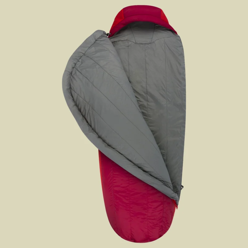 Sonderangebot Sea to SummitBasecamp BcIII bis Körpergröße 183 cm Farbe dark red/red, Reißverschluss links
