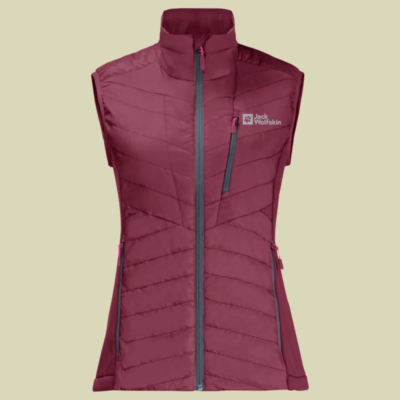 Jack WolfskinRouteburn Pro Ins Vest Women Größe LFarbe sangria red Neuheit