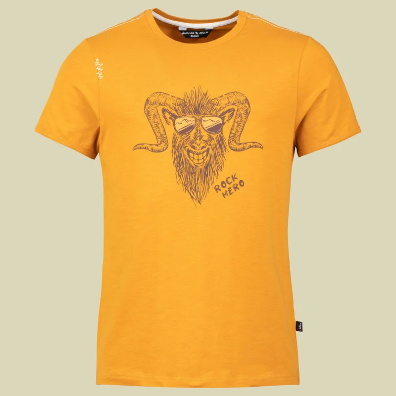 Neu ChillazRock Hero T-Shirt Men Größe MFarbe mustard