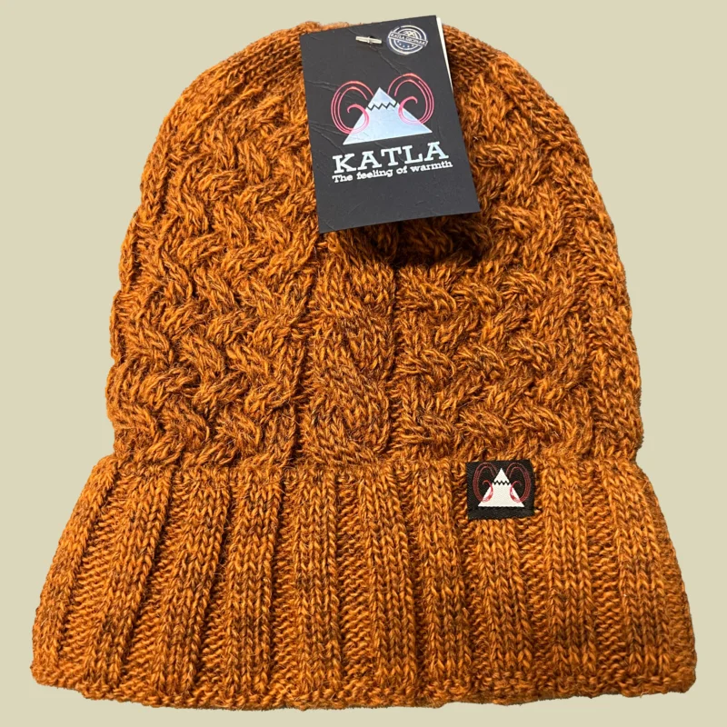 Angebot KatlaCable Knit Hat Größe one size Farbe braun