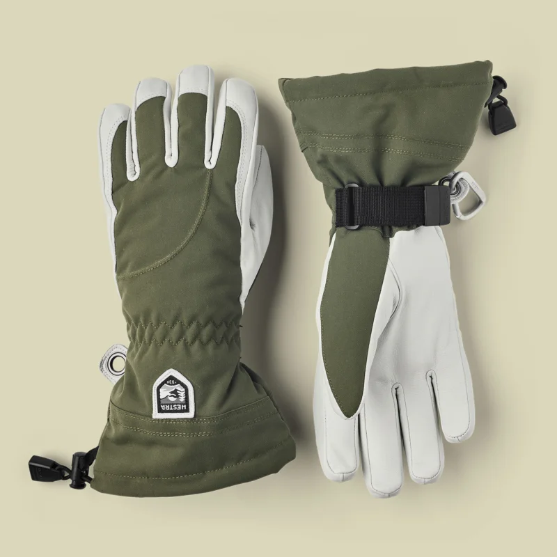 Nur Für Kurze Zeit HestraHeli Ski Female Größe 6 Farbe olive/offwhite