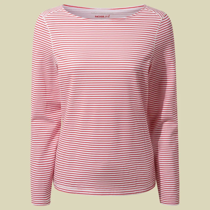 CraghoppersErin LS Top Women Größe 36 (10) Farbe rio red stripe Neue Kollektion