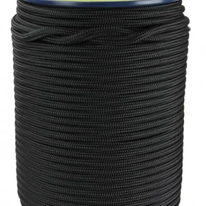Meistverkauft Tendon Reepschnur schwarz Meterware - Durchmesser 2mm bis 9 mm