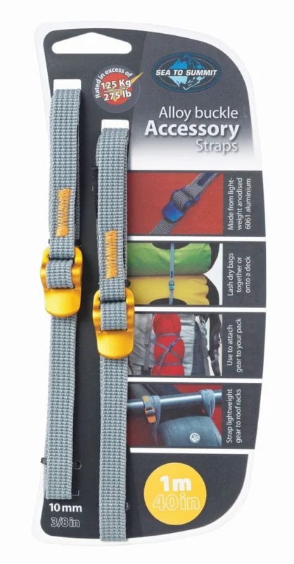 SEATOSUMMIT Tie Down Accessory Strap 10mm- Alloy buckle Schneller Versand