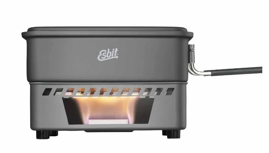 Esbit Trockenbrennstoff-Kochset, 1100 ml, Aluminium - Trockenbrennstoff-Kochset Neue Kollektion