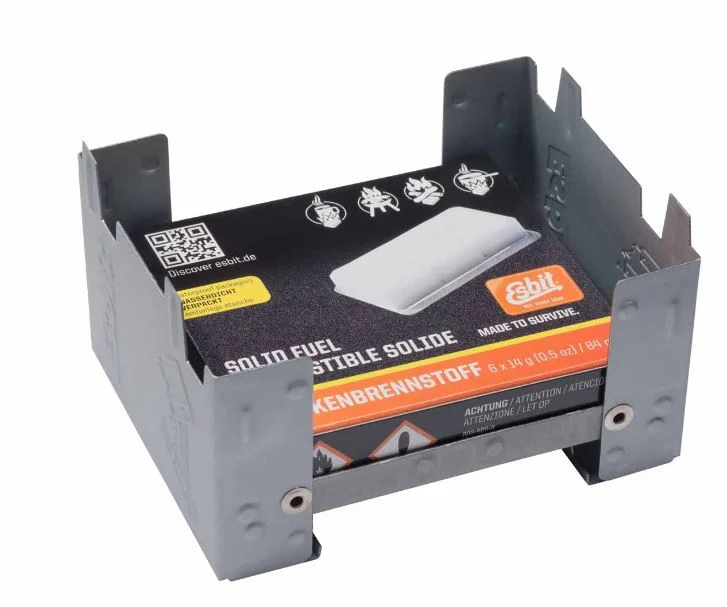 Begrenztes Angebot Esbit Taschenkocher „Klein“ 6 x 14 g - Taschenkocher