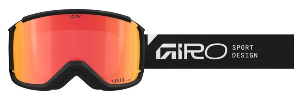 Begrenztes Angebot Giro Revolt (Color: Stacked black - Lens: vivid ember/vivid infrared) - Skibrille