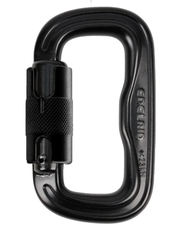 Jetzt Kaufen Edelrid Foras Triple Lock - leichter Alu-Karabiner für Bandmaterial bis 25 mm