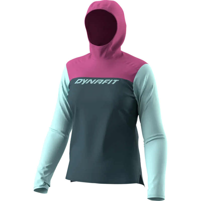 Traverse Sun Hoodie W - Leichtes Performance-Langarmshirt mit Kapuze und UV-Schutz - Dynafit Highlight