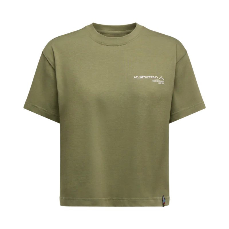 Neu Since 1928 Crop T-Shirt W - Damen Croptop aus 100% Bio-Baumwolle - La Sportiva