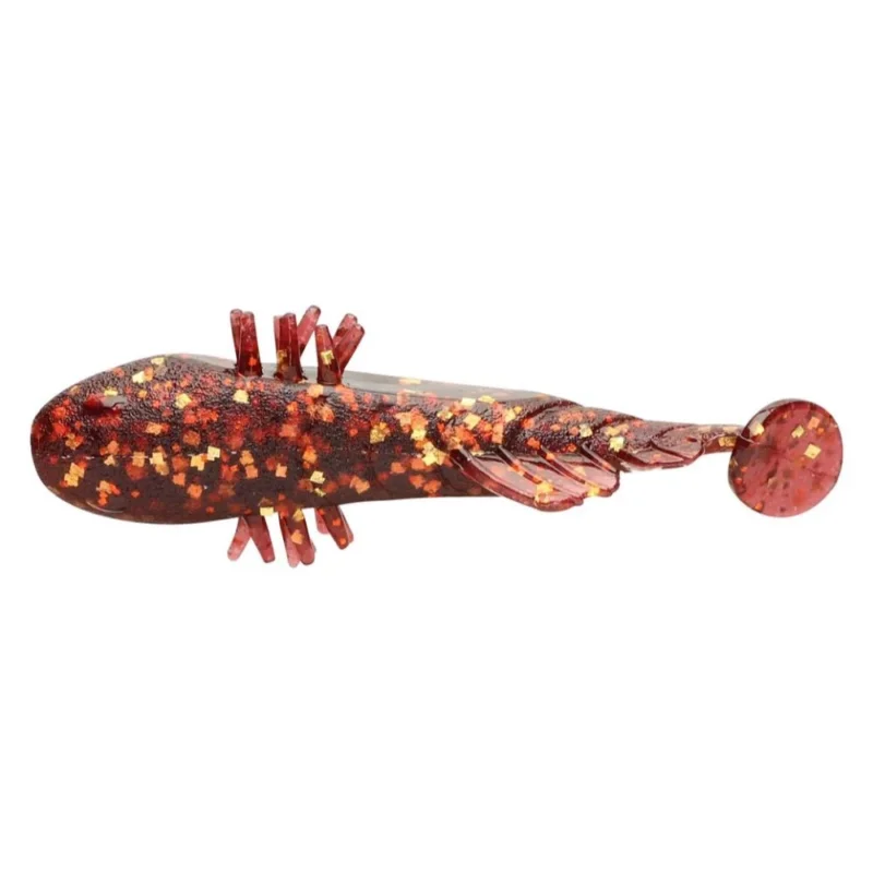 Neu Im Sortiment Bait Breath BeTanCo 2 Shadtail 2,2'' Cola-Blue Pearl Gold-Apricot