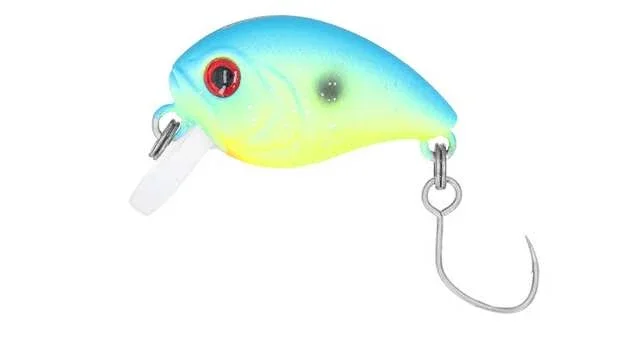 Top-Seller Bassday Mogul Crank 27SR Area Forellenwobbler-P-432 Blue Back-Lime