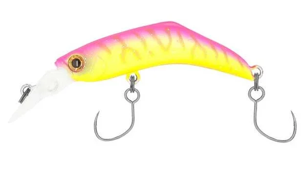 Preis Gesenkt Bassday Mogul Helium 45F Area Forellenwobbler-P-431 Pink Back Tiger-Lime