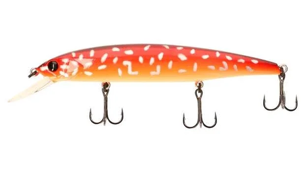 Direktkauf Bassday Mogul Minnow 110SP Wobbler Twitchbait-Crimson Pike