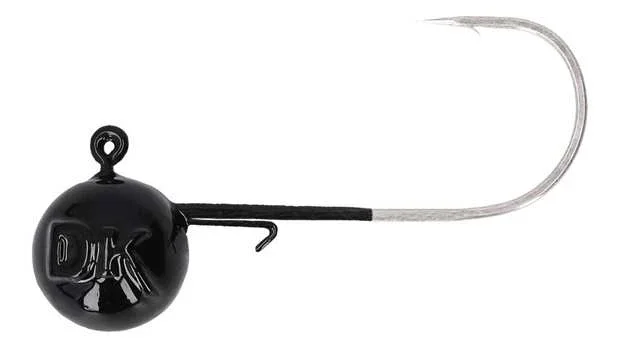 Preis Gesenkt DEKA Round Jig PTFE Black Jigköpfe-3/0-7 g