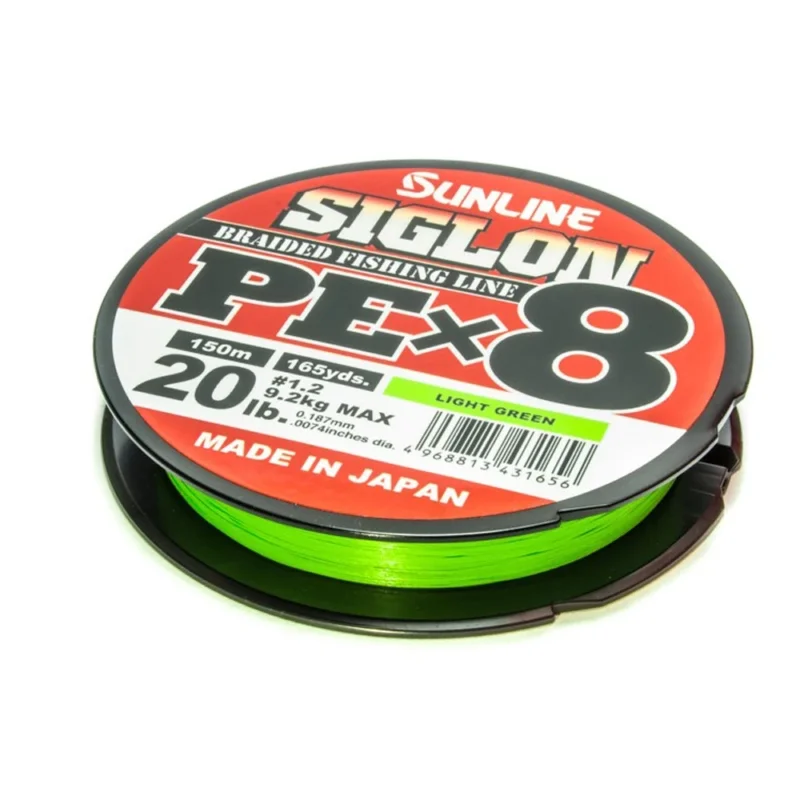 Direktkauf Sunline Siglon PE X8 150m Hellgrün 0,13mm 4,5kg