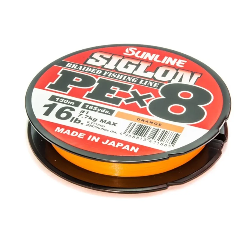 Echt Sunline Siglon PE X8 150m Orange 0,17mm 7,7kg