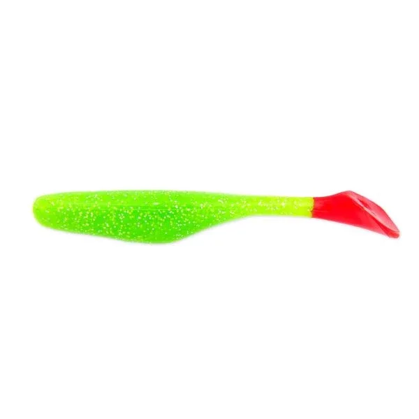 Preisreduziert Bass Assassin Walleye Assassin 4" Chartreuse Silver Gl. RT