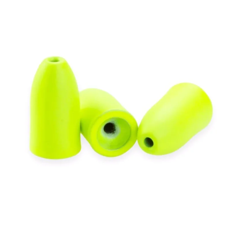Top-Preis Camo Lures Tungsten Bullet Weight Chartreuse 3,5g