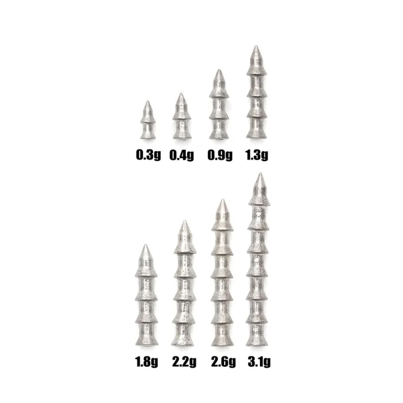 Top-Seller Camo Lures Tungsten Nail Sinker 1,3g
