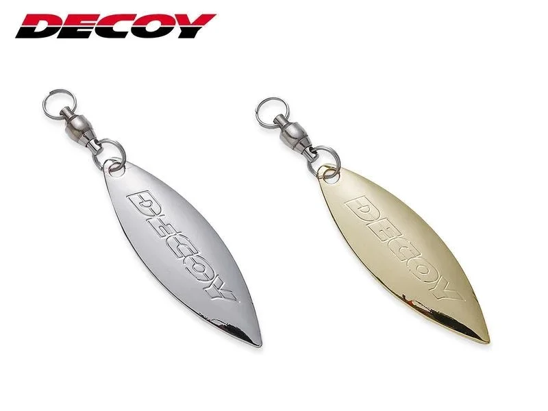 Decoy Trailer Blade Willow Leaf Gold Silver #2 Billig