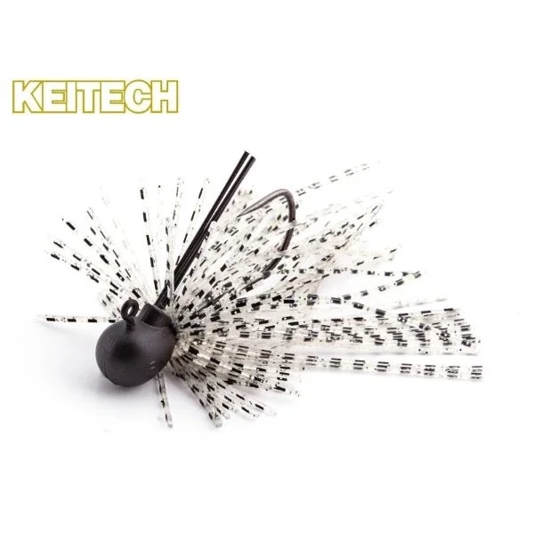 Markenprodukt Keitech Guard Spin Jig 4,2g Silver Tiger