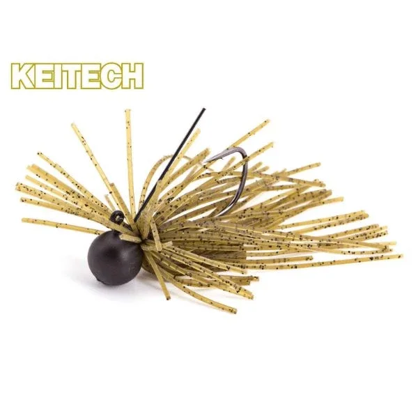 Keitech Mono Spin Jig 0,9g Green Pumpkin PP. Echt
