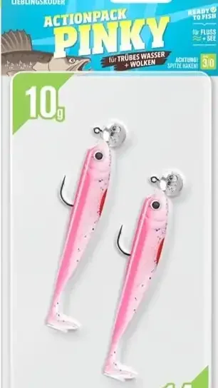 Begrenztes Angebot Lieblingsköder Actionpack 10g und 14g 10cm Pinky