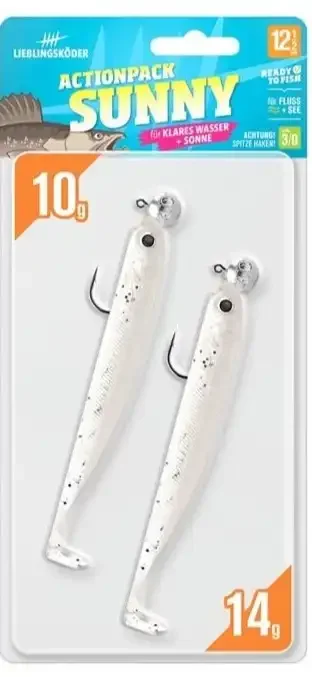 Mega-Angebot Lieblingsköder Actionpack 10g und 14g 12,5cm Sunny