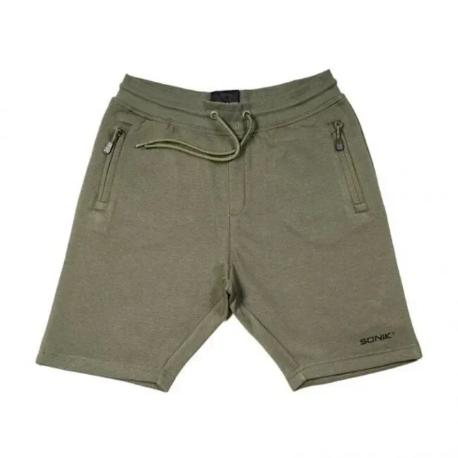 Jetzt Kaufen Sonik Green Fleece Shorts #XXL Green