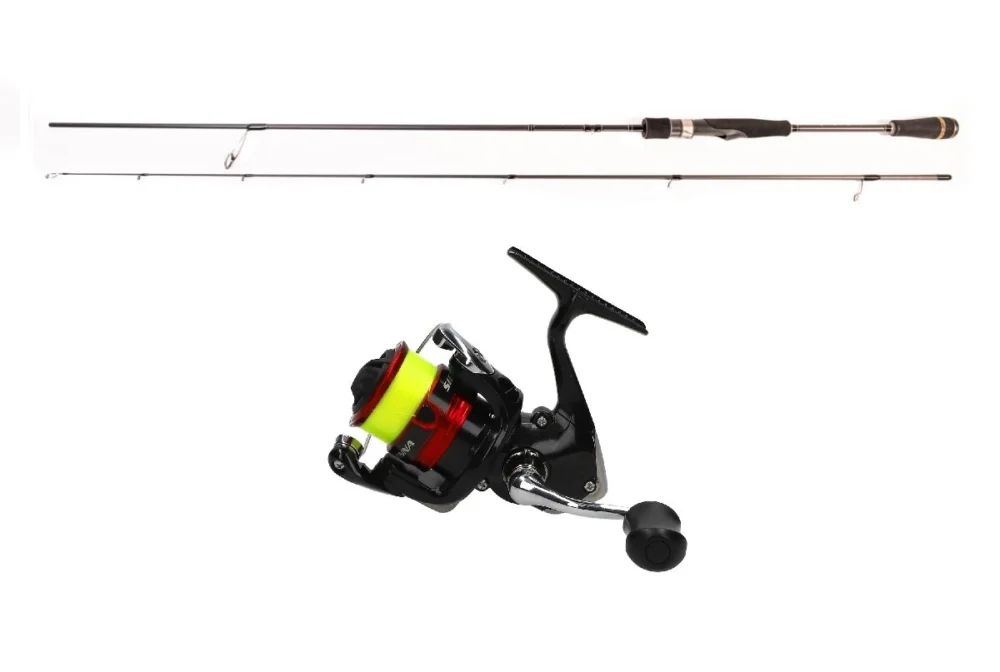 Spinncombo Mostal Taipan Spin 1,80m / bis 12g + Shimano Sienna 1000FG Angelrolle incl. Schnur Neuheit
