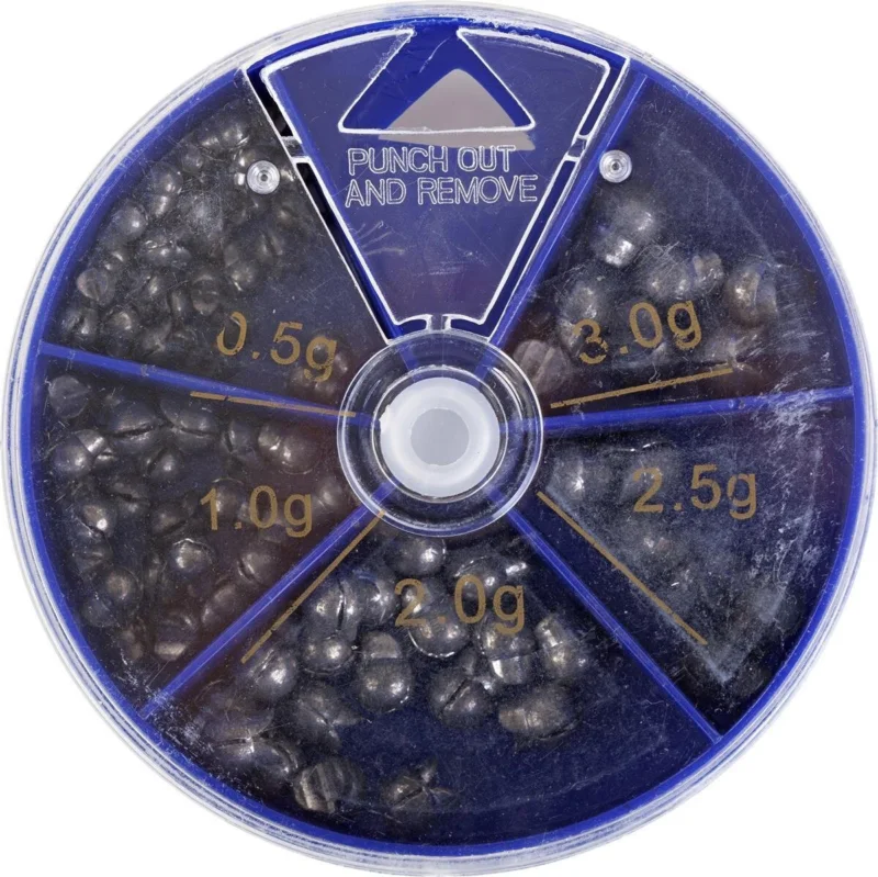 Saisonangebot Corofish Schrotblei Dose 150g Klemmblei Angelblei Schrotbleie Klemmbleie Posen