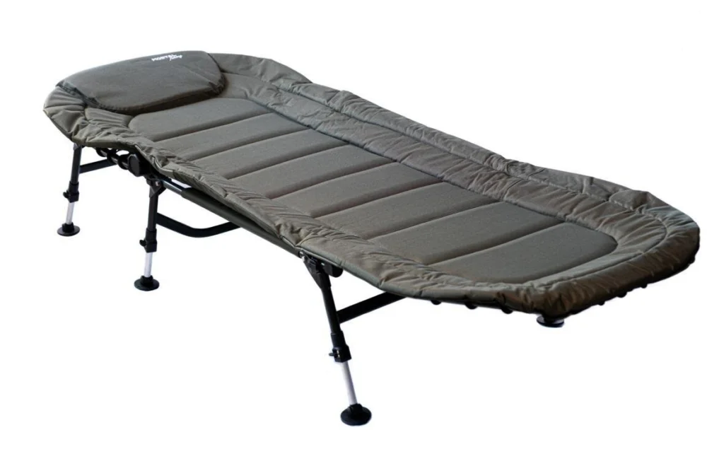 Highlight Mostal 6-Bein Anglerliege Karpfenliege Bedchair Campingliege Gästebett