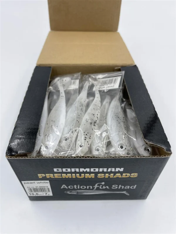 Heißes Angebot Cormoran Gummifische Bulk Action Fin Shad 10cm PW Gummiköder 40 Stück